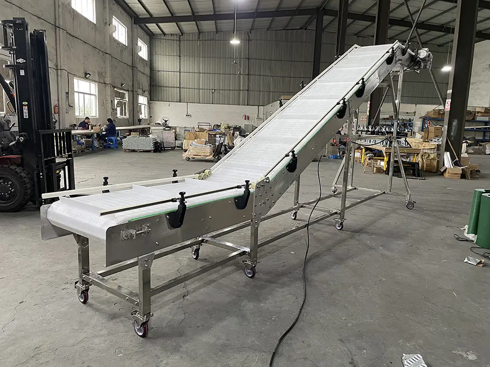 YiFan Conveyor steel ribbed conveyor belt company for food industry 2