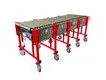 Top gravity feed conveyors degree supply for warehouse 3