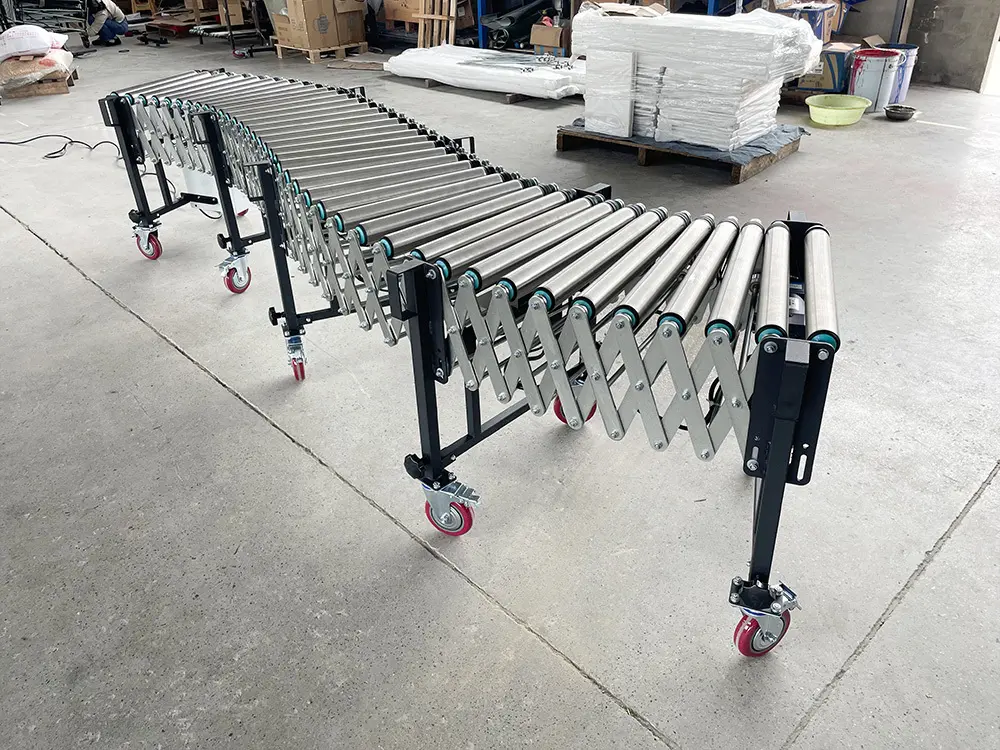 YiFan Conveyor Custom flexible gravity roller conveyor factory for storehouse 4