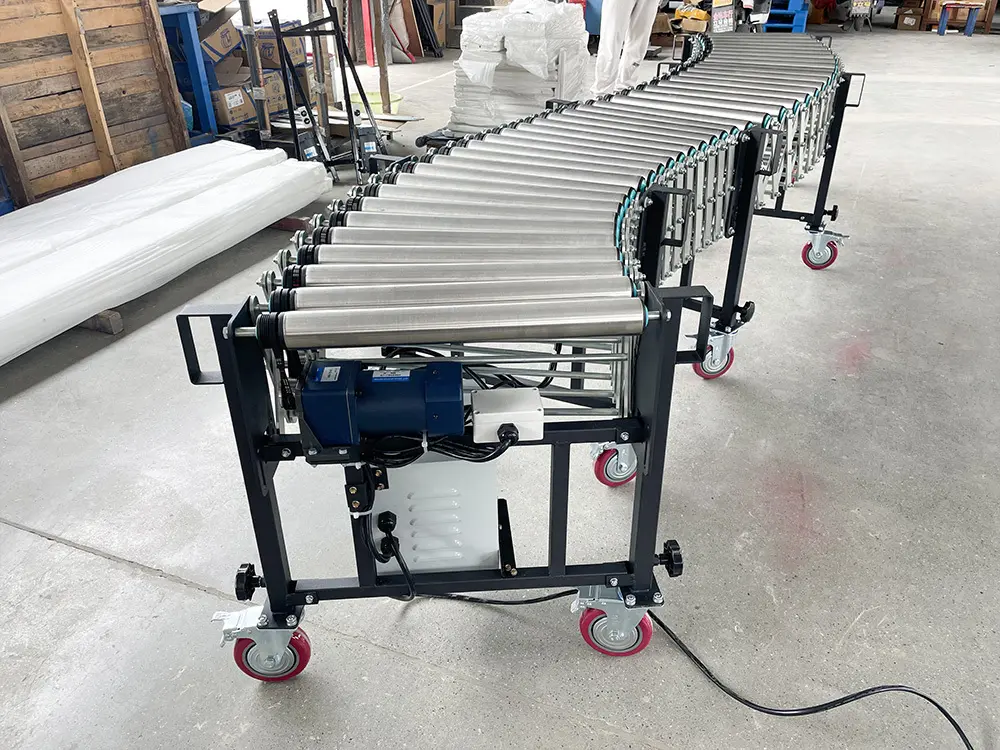 YiFan Conveyor Custom flexible gravity roller conveyor factory for storehouse 2