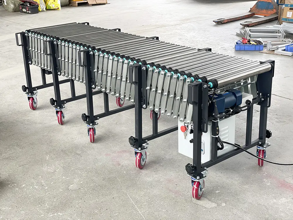 YiFan Conveyor Custom flexible gravity roller conveyor factory for storehouse 3