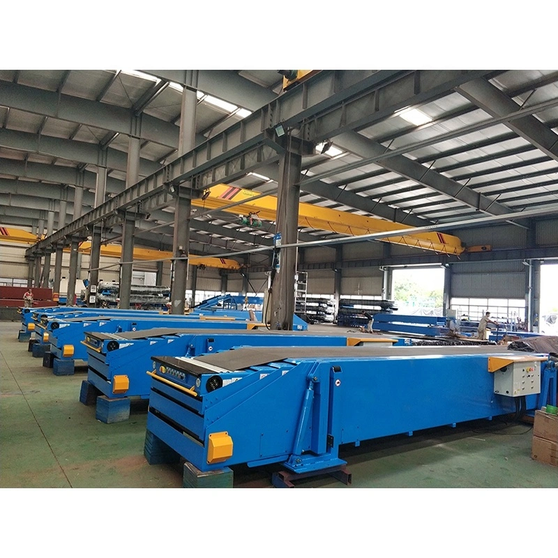 Hot sales telescopic light conveyor belt with wheel table for box loading 1