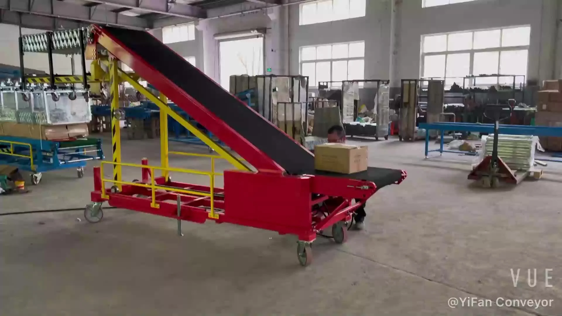 Cheap truck loading conveyor portable belt conveyor for loading 1