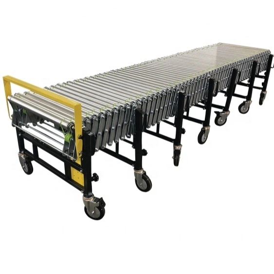 Newest design top quality systems O belt flexible powered roller conveyor 1