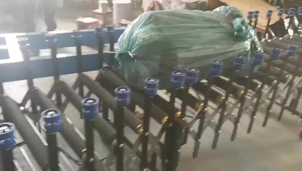 Factory direct sell small flexible steel roller conveyor for unloading 1