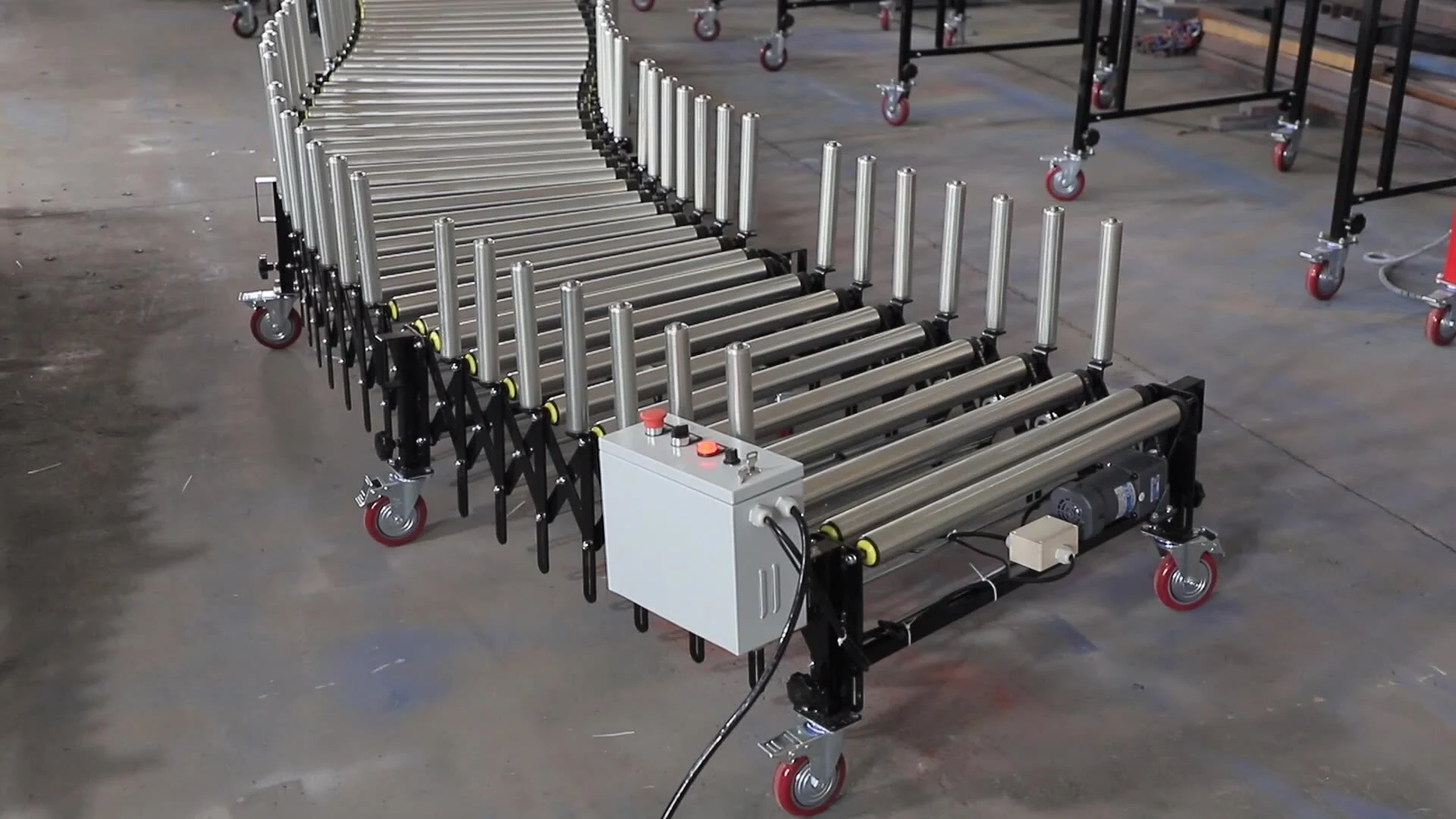 Personalized flexible motorized belt roller conveyor 1