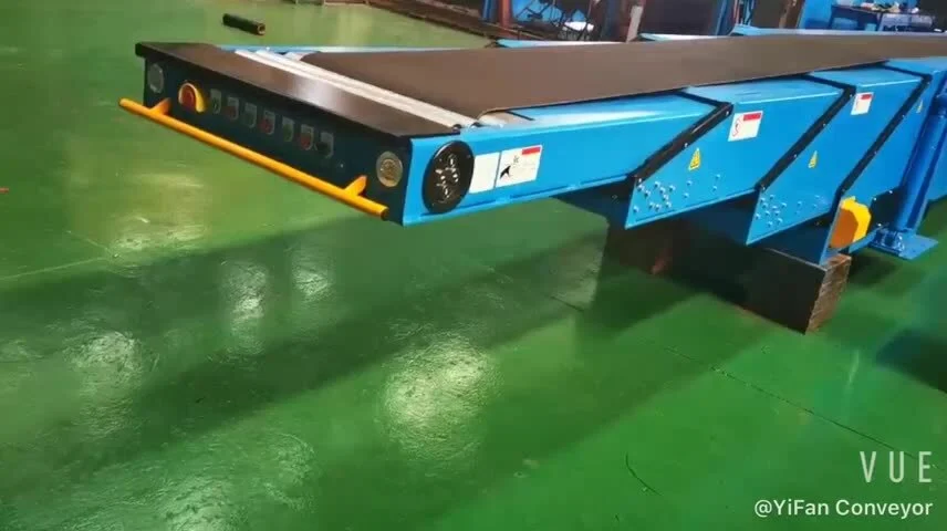 Telescopic belt conveyor / general industrial equipment / material handling equipment / conveyors 1
