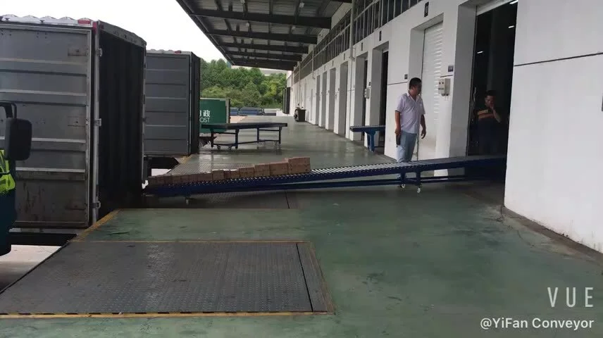 Portable Gravity Unloading Unpowered customized gravity roller conveyor system 1