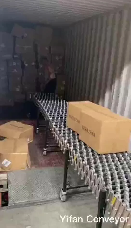 High quality gravity flexible steel wheels conveyor 1