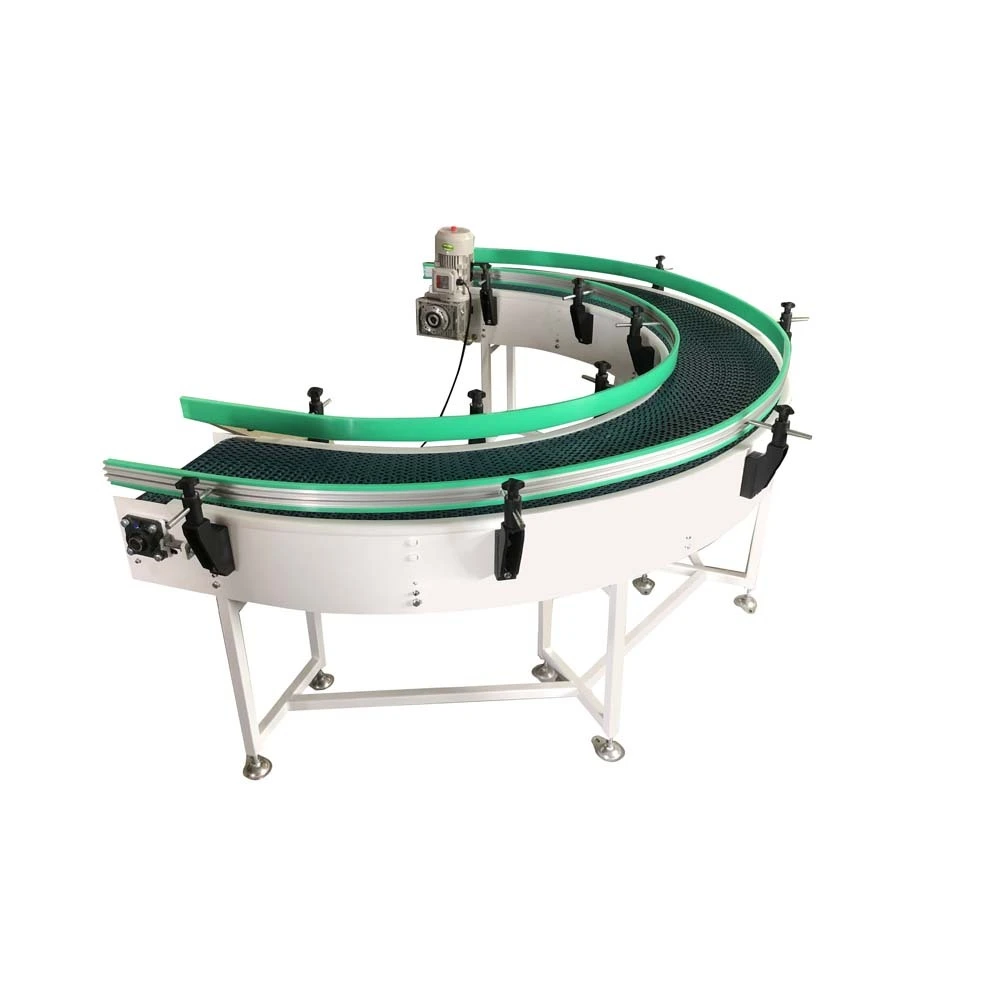 Custom Size Table Top Chain Turning Belt Conveyor For Beverage And Food Transmission System 1