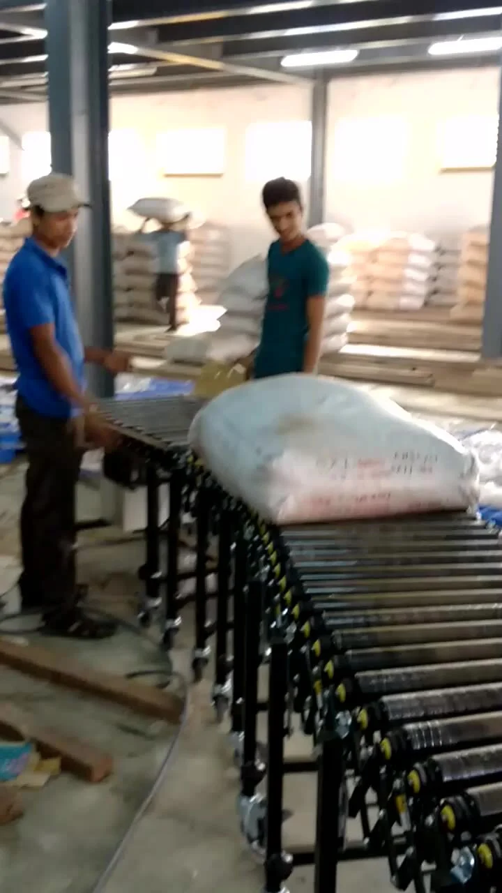 Mobile Portable Belt Conveyor for Truck Loading and Unloading 50KG Bags1 1