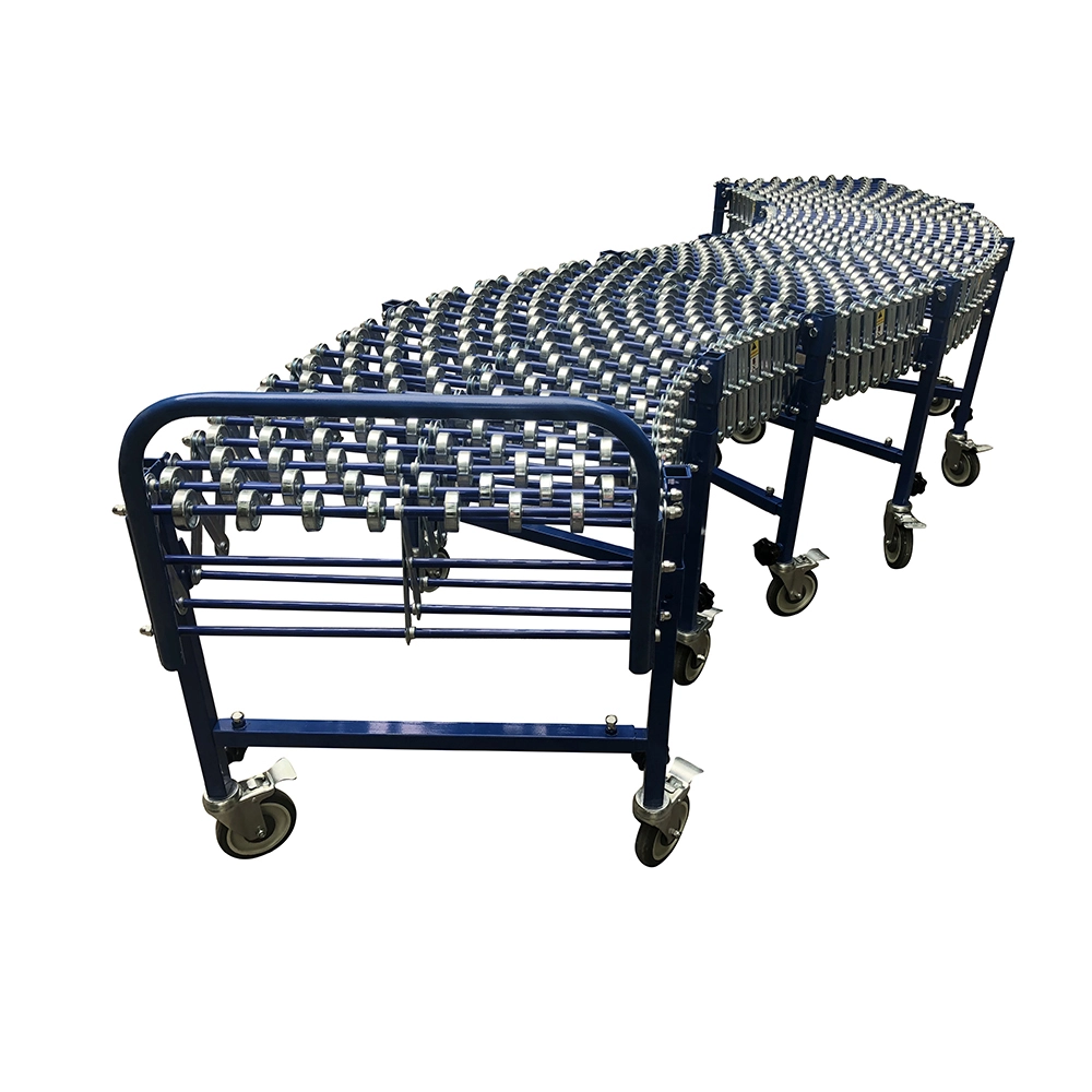 Flexible skate wheel steel roller conveyor 1