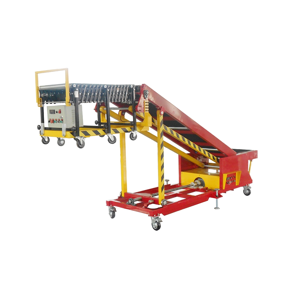 Small Portable Mobile Belt Conveyor Machine for Boxes/Bags Loading Unloading Vehicle 1