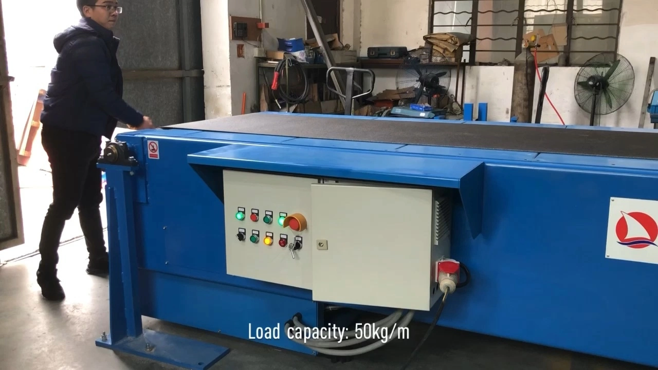 Telescopic belt conveyors warehouse telescopic boom belt conveyors 1