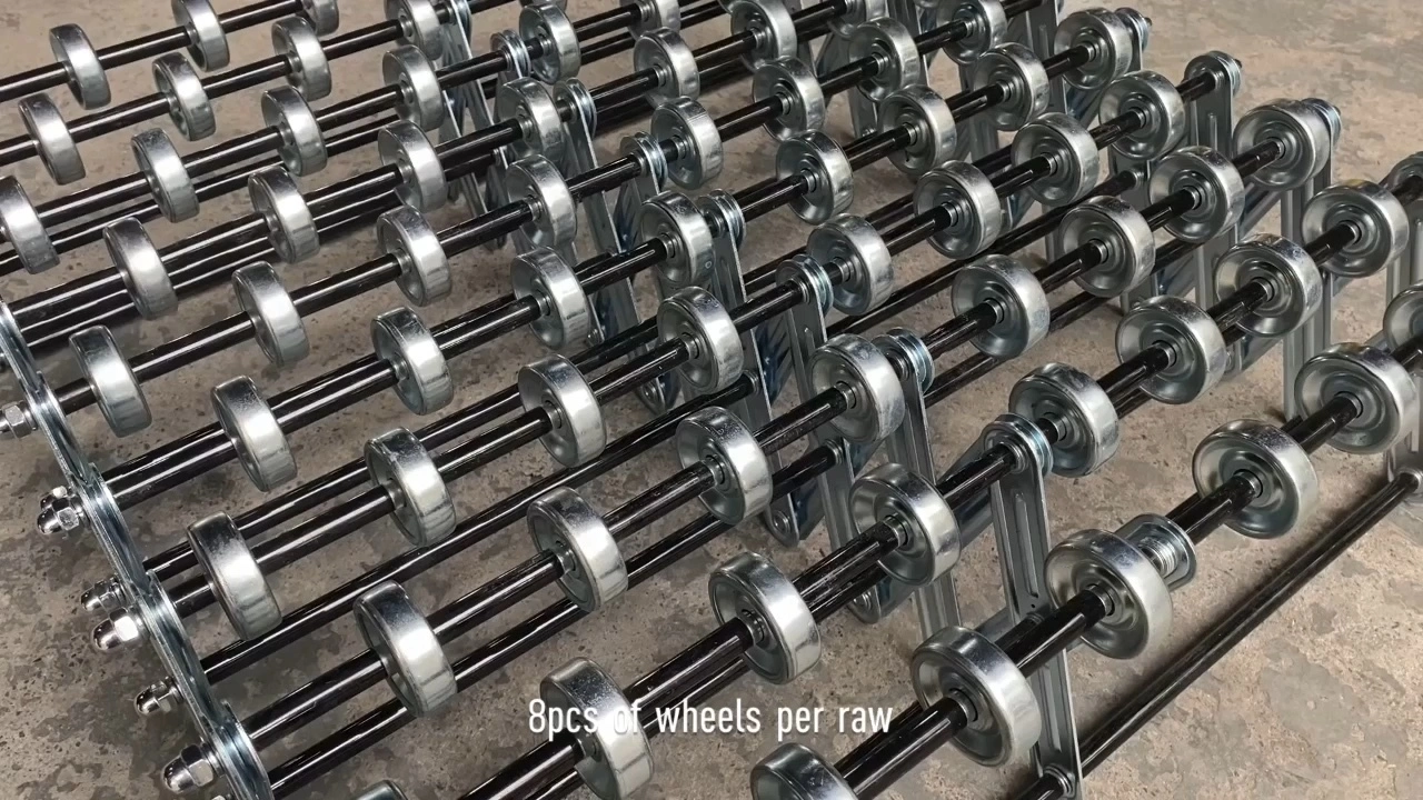 Gravity flexible skate wheel conveyor cartons loading unloading roller conveyor 1
