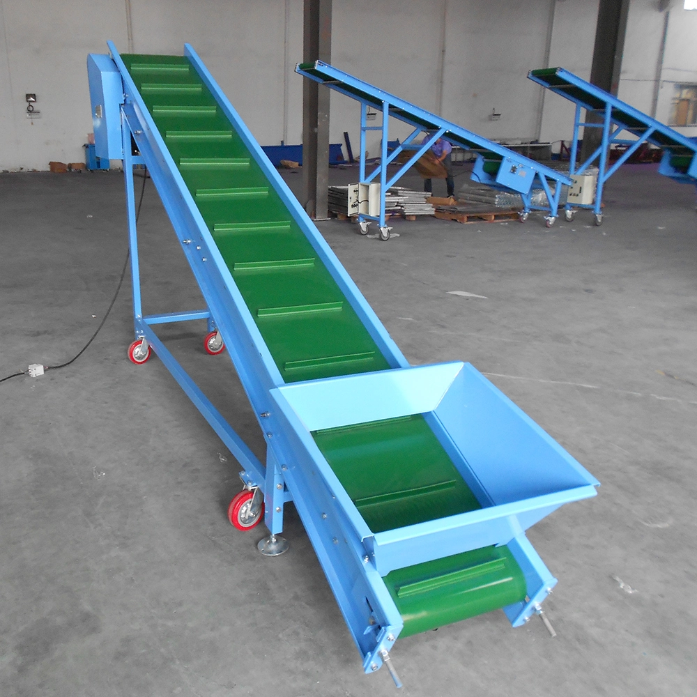 PVC cleat welded conveyor belts machine 1