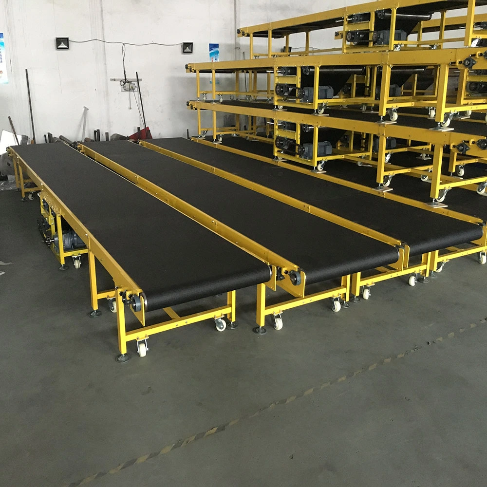 Durable PVK belt conveyor for loading all kinds of cargo in warehouse 1