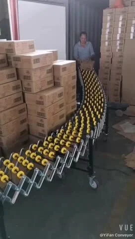 Hot sale high quality gravity flexible expandable unloading conveyor 1