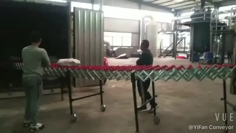 Customized Flexible Gravity Plastic Skate Wheel Telescopic Conveyor1 1