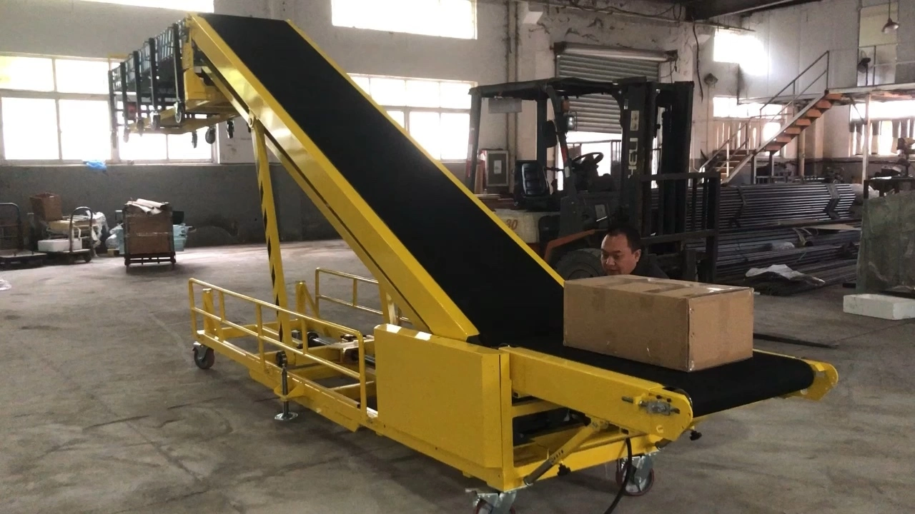 Automat Container Bag Load Conveyor Mobile Belt Conveyors1 1