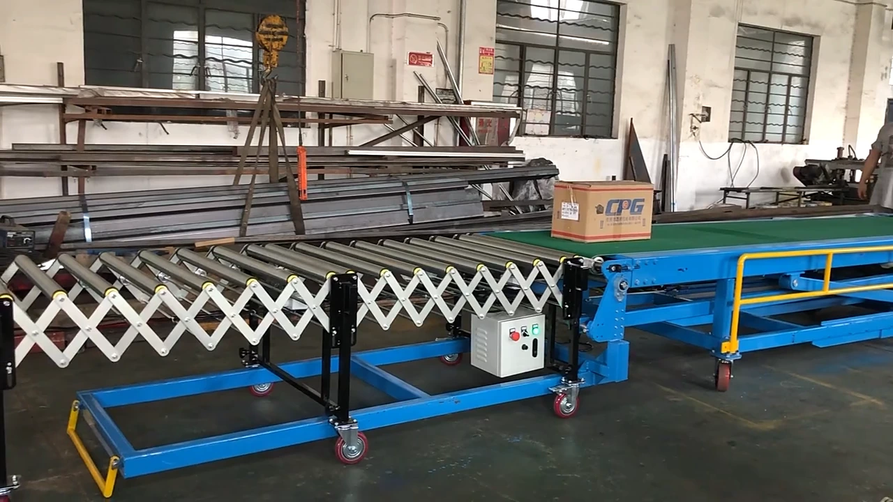 Adjustable Truck Loading Conveyor Machine Belt Conveyor Industrial System1 1