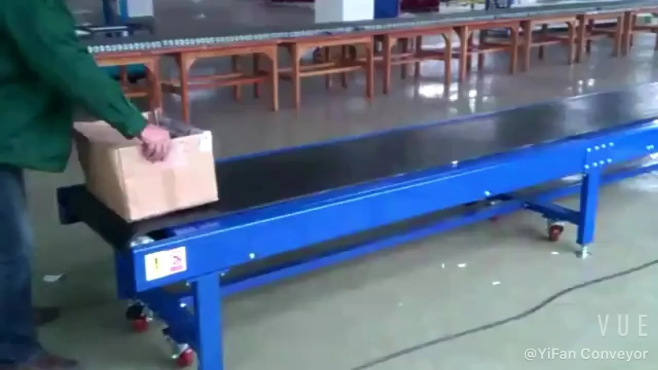 Heavy duty rubber belt conveyor 1
