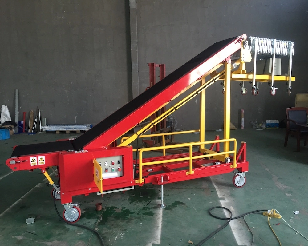 Portable Small Belt Conveyor for Loading and Unloading 1