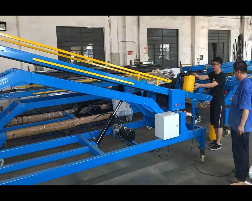 20ft Container Loading Unloading Belt Conveyor System 1