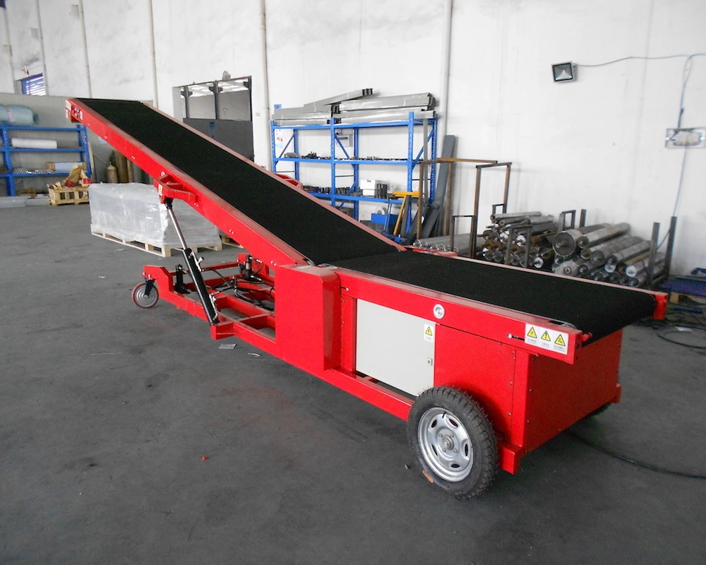 Auto-Walking Cartons/Bags Loading Conveyor For Furniture Industry 1