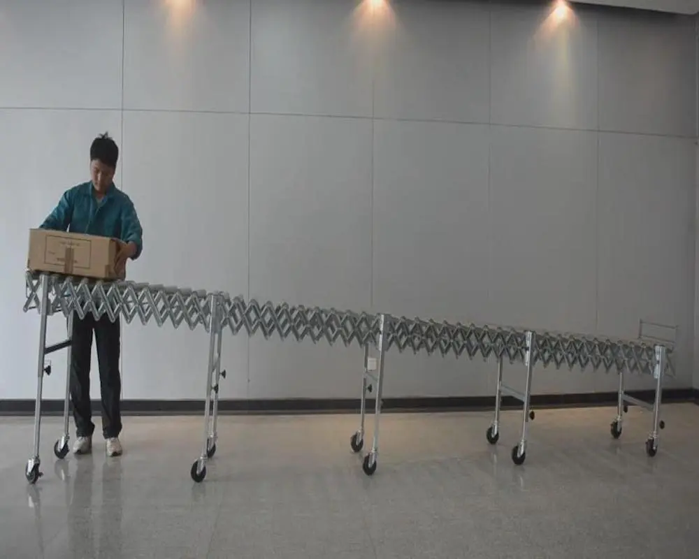 Flexible Gravity Stainless Steel 304 Roller Conveyor | FGR-SUS304 1