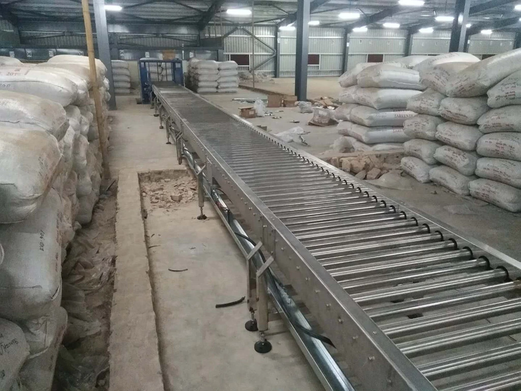 Stainless Steel Powered Roller Conveyor 1