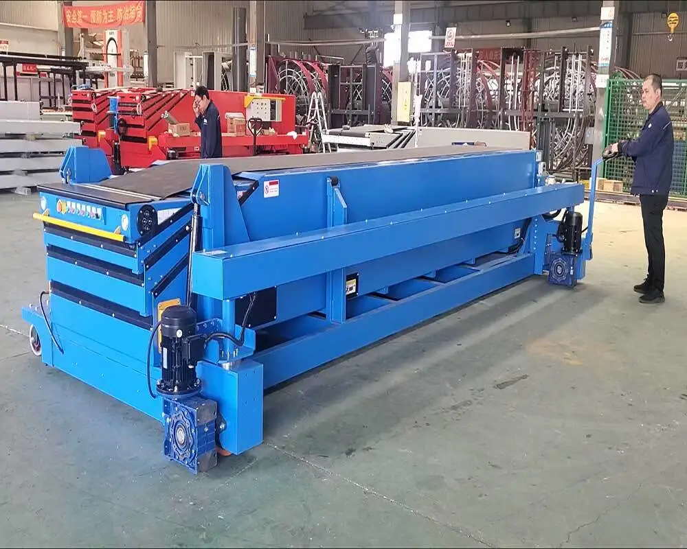 Electric Mobile Telescopic Belt Conveyor System 1