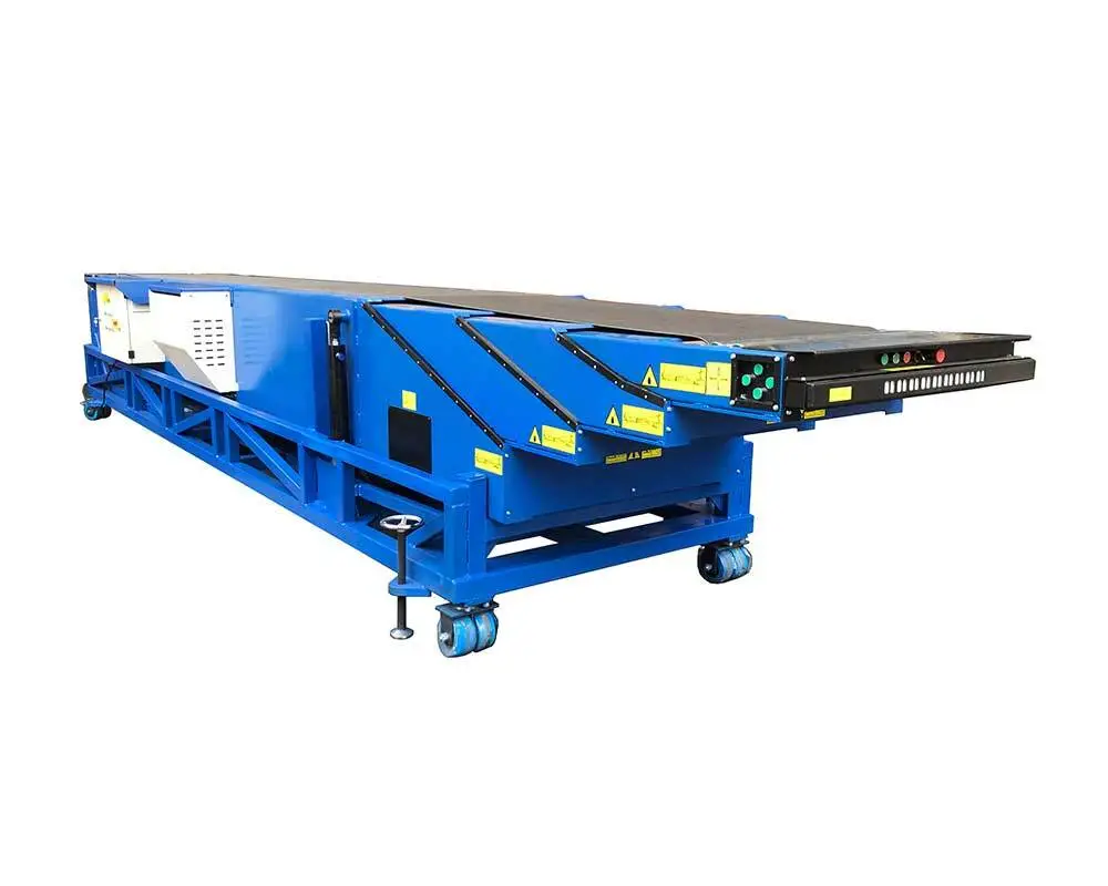 Movable Telescopic Conveyor Belt for Loading Unloading 40ft Conainer 1