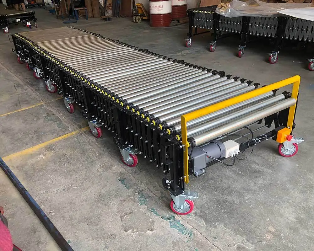 450mm High Flexible Motorized Roller Conveyor 1