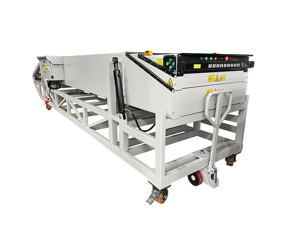 High Chassis Telescopic Belt Conveyor Expandable Loading Conveyor 1