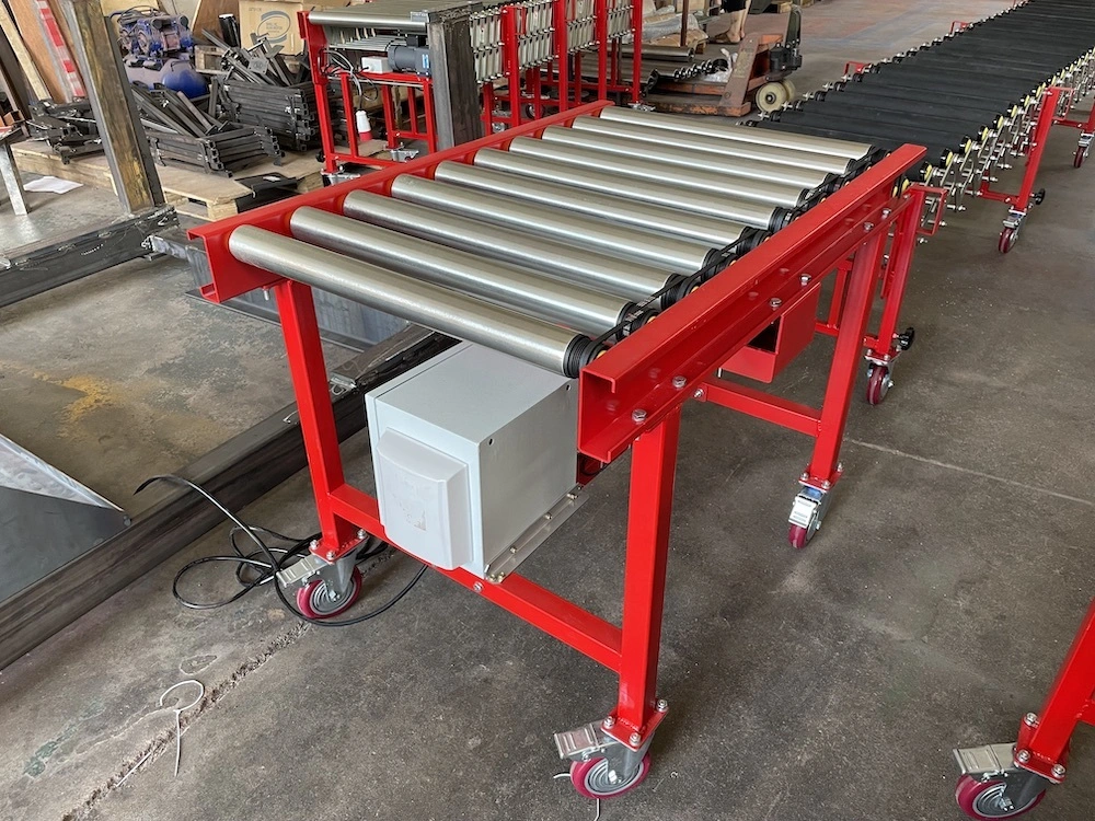 Mesa transportadora de rodillos motorizada duradera, de alta calidad y bajo ruido con buen precio-Transportador YiFan 1