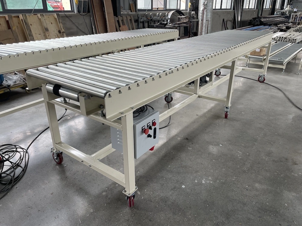 Powered Roller Conveyor driven by Friction Belt 1