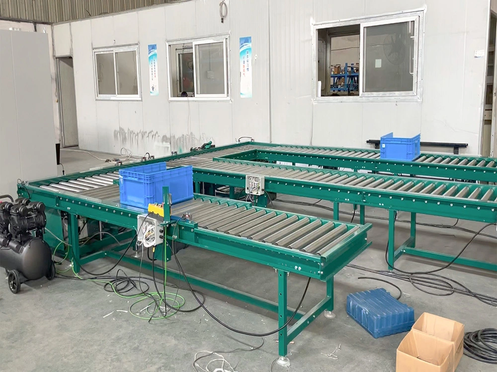 Motorized Roller Conveyor System with PLC Control 1