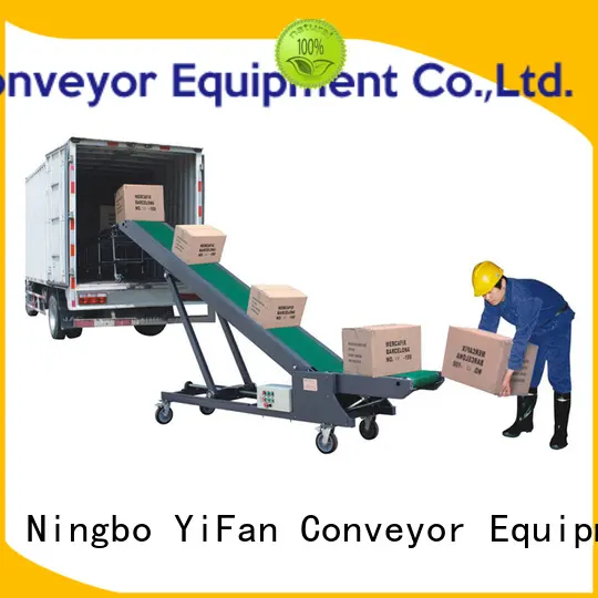 YiFan truck truck loading unloading conveyor online for dock 1