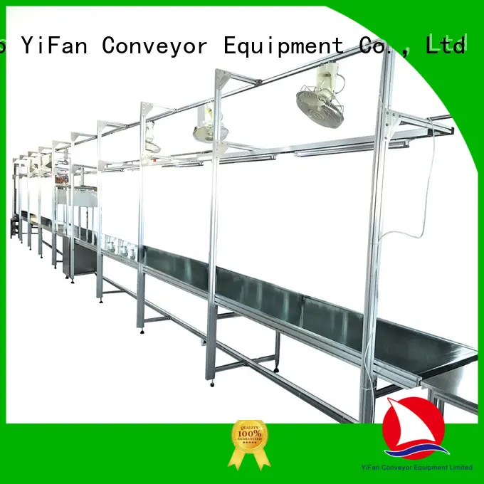 YiFan 2019 new designed cooling conveyor belt curve for medicine industry 1