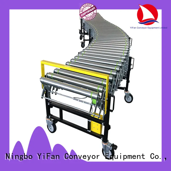 YiFan powered flexible expandable conveyors quick transaction for dock 1