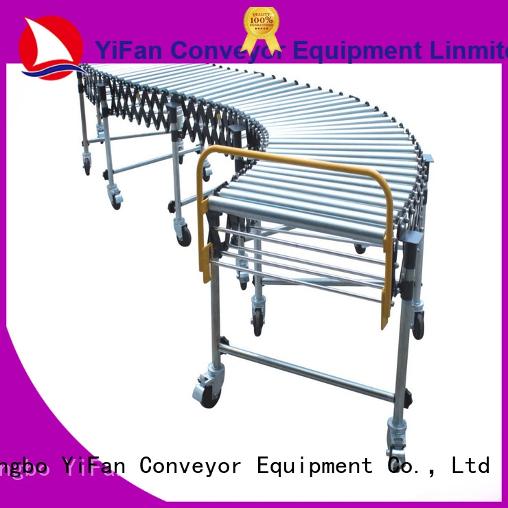 YiFan gravity flexible gravity roller conveyor with good price for warehouse logistics 1