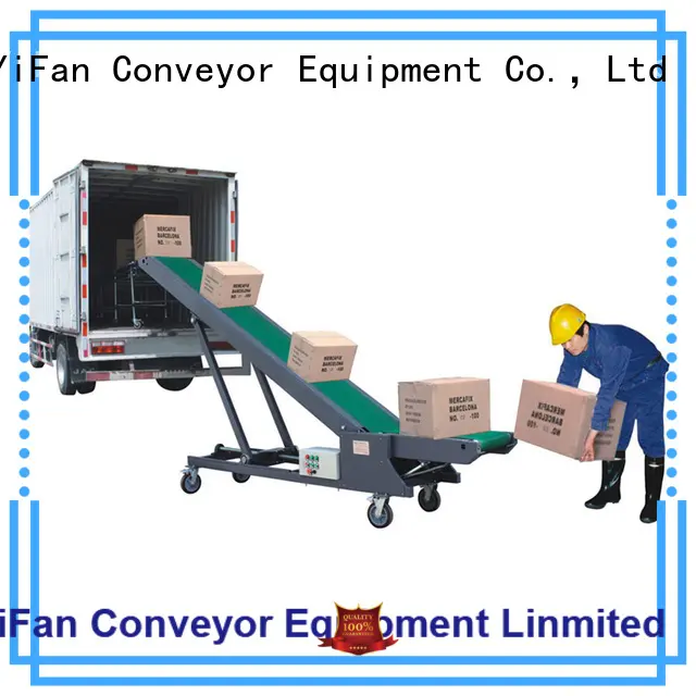 Professional truck unloading conveyor walking China supplier for factory 1