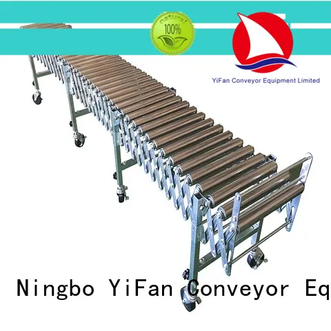 YiFan 5 star services flexible gravity roller conveyor for-sale for warehouse logistics 1
