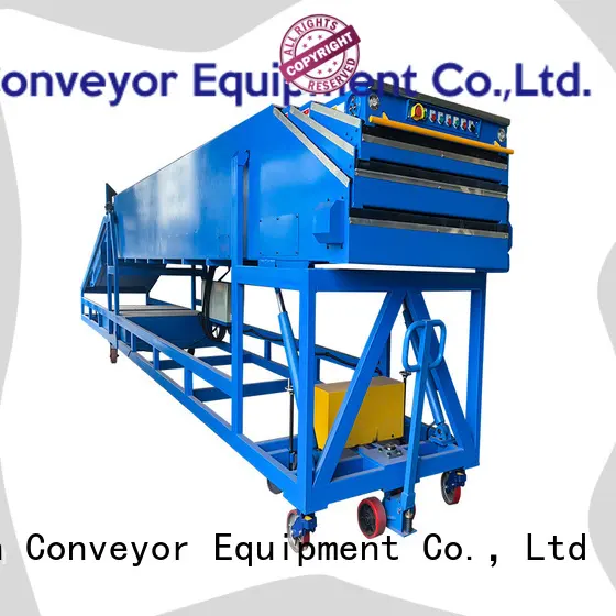 conveyor belt manufacturer telescopic with bottom price for seaport 1