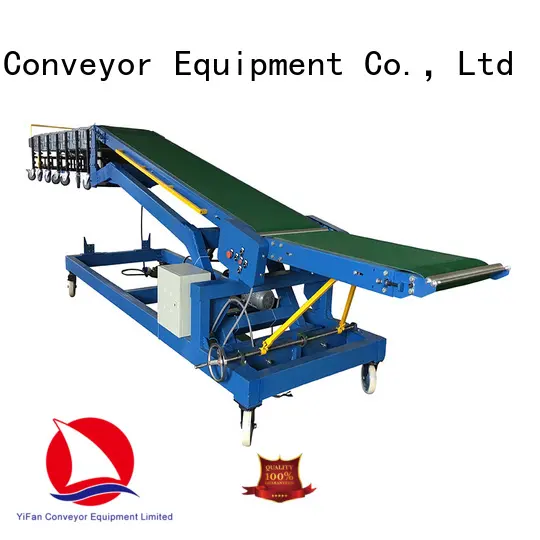 YiFan automatic trailer portable conveyor system manufacturer for warehouse 1