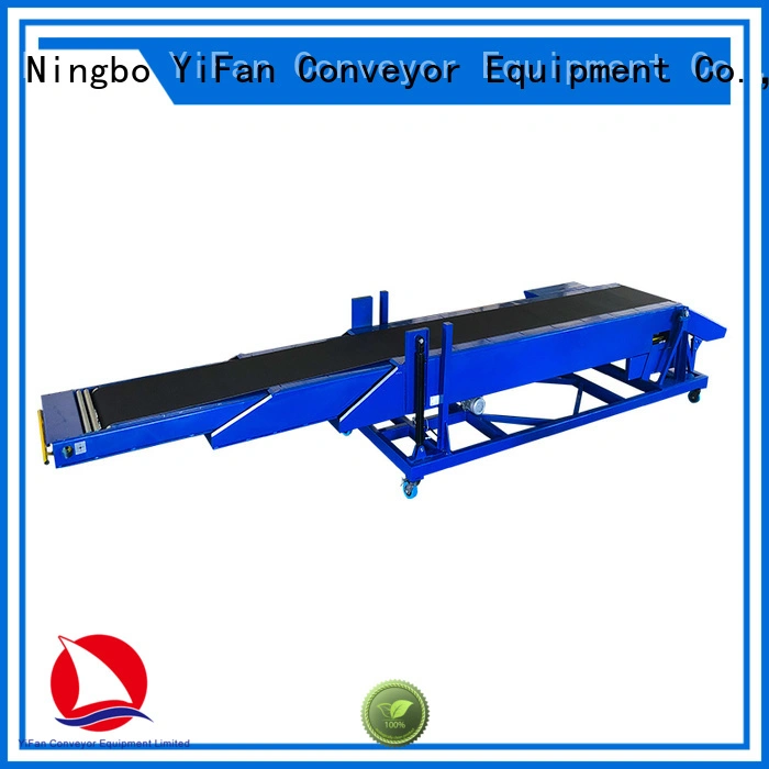 YiFan loading conveyor belting widely use for warehouse 1