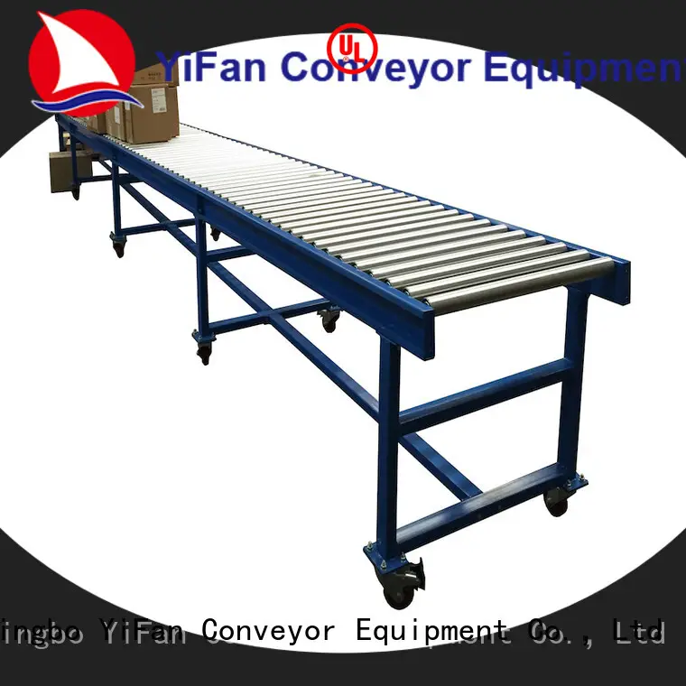YiFan curve gravity conveyor manufacturers manufacturer for material handling sorting 1