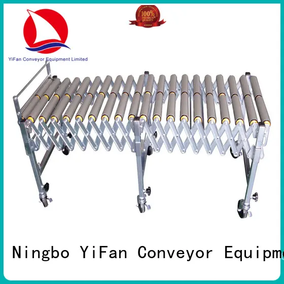 YiFan stainless gravity roller conveyor factory price for warehouse logistics 1