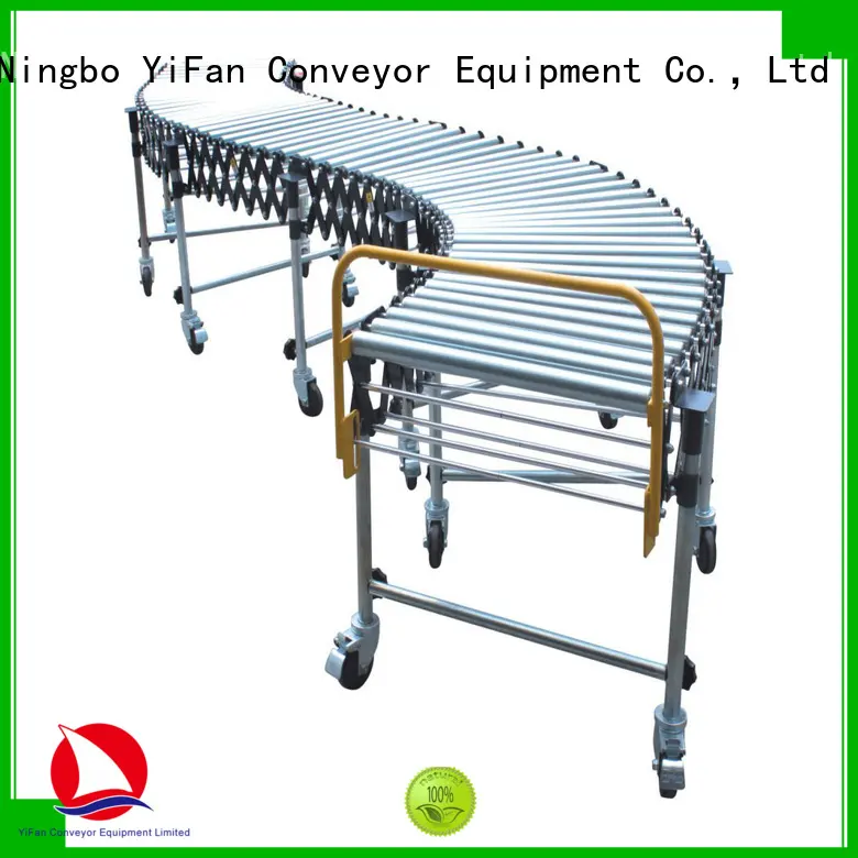 YiFan 5 star services flexible roller conveyor with good price for warehouse logistics 1